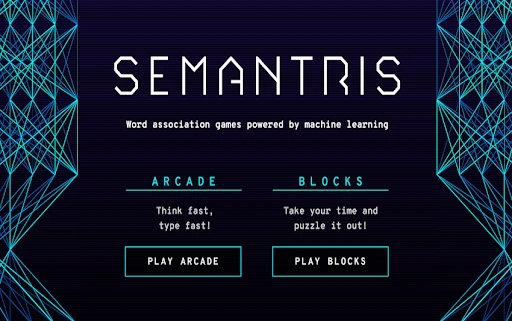 Semantris AI game
